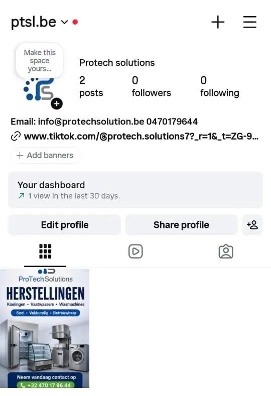 Protech Instagram voor
